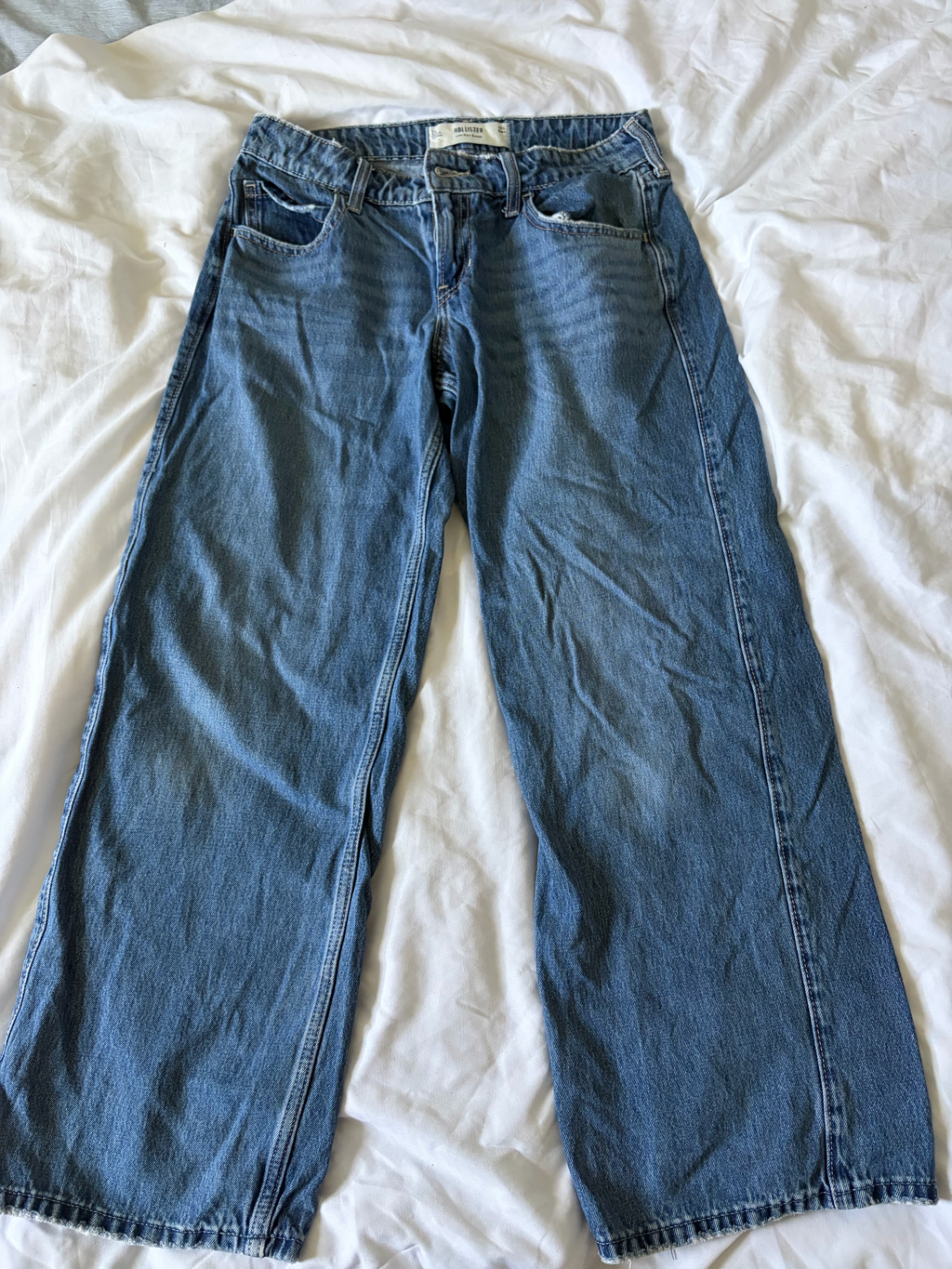 Hollister Light Blue Washed Denim Jeans